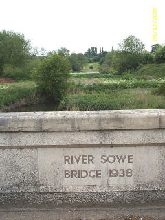 River Sowe bridge on the A45